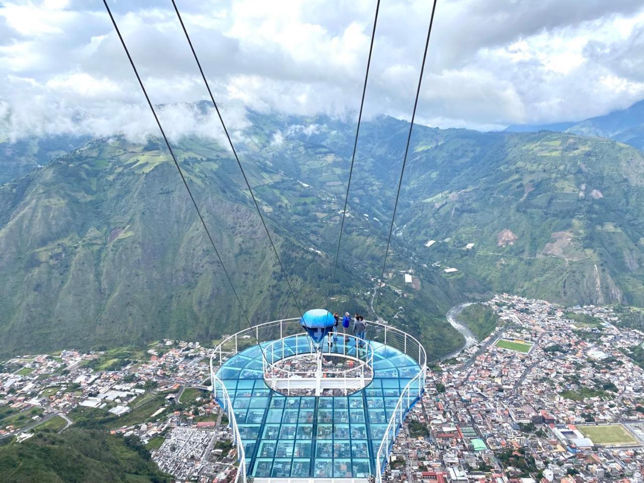 Mountain Chalet - Tungurahua Hot Springs/Aguas Termales Baños Екстериор снимка